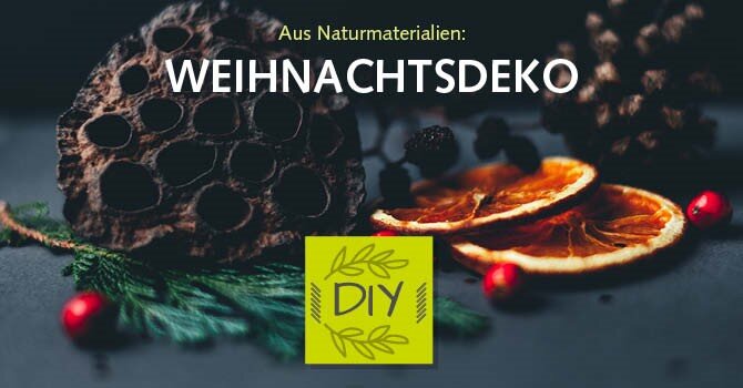 DIY - Weihnachtsdeko aus Naturmaterialien - DIY - Weihnachtsdeko aus Naturmaterialien