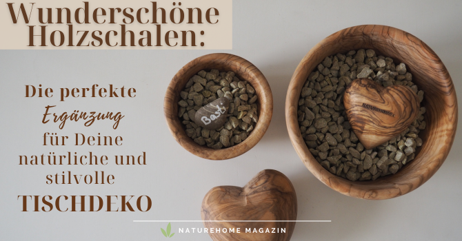 Wunderschöne Holzschalen: Die perfekte Ergänzung für Deine natürliche und stilvolle Tischdeko - Exklusive Holzschale – Elegantes Design für Dein Zuhause  