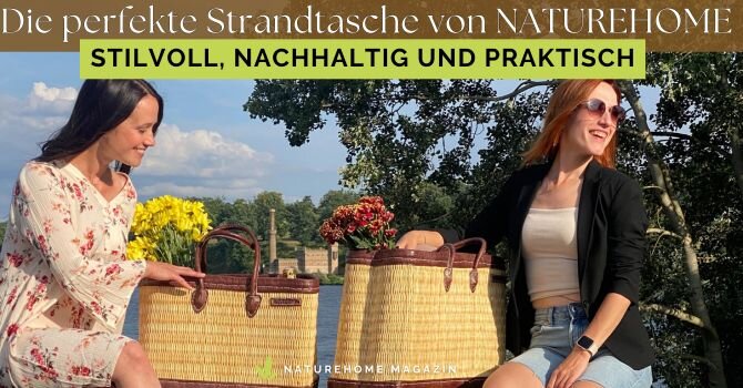 Die perfekte Strandtasche von NATUREHOME – stilvoll, nachhaltig und praktisch - Nachhaltige Einkaufstasche -  Robust & elegant!🛍️