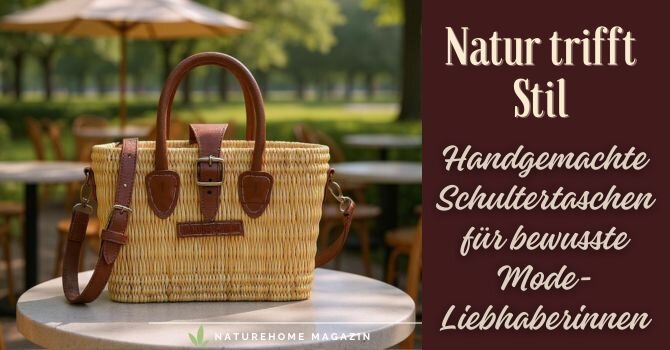 Natur trifft Stil – Handgemachte Schultertaschen für bewusste Mode-Liebhaberinnen - Handgemachte Schultertaschen aus Naturmaterial | NATUREHOME