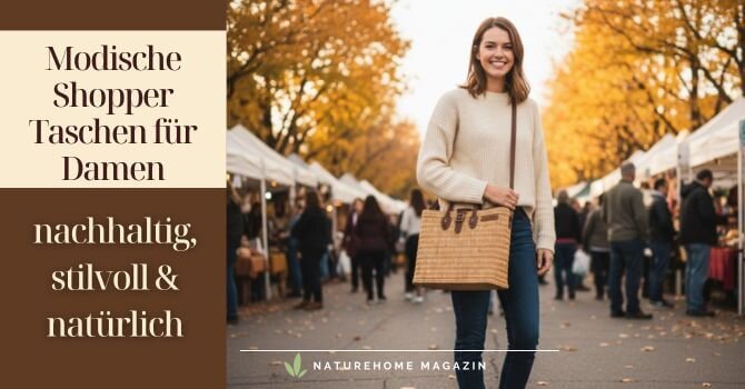 Modische Shopper Taschen für Damen – nachhaltig, stilvoll & natürlich - Modische Shopper Taschen für Damen – Nachhaltig & Stilvoll