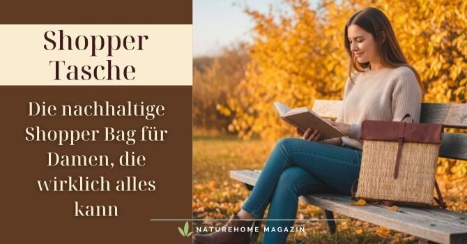 Shopper Tasche – Die nachhaltige Shopper Bag für Damen, die wirklich alles kann - Nachhaltige Shopper Bag für Damen🌿 Jetzt sichern!