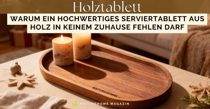 Holztablett – Warum ein hochwertiges Serviertablett aus Holz in keinem Zuhause fehlen darf - Serviertablett aus Holz – edel & robust -  Jetzt kaufen