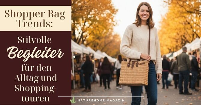 Shopper Bag Trends: Stilvolle Begleiter  für den Alltag und Shoppingtouren - Nachhaltige Shopping Taschen 2026 – Stilvoll & praktisch