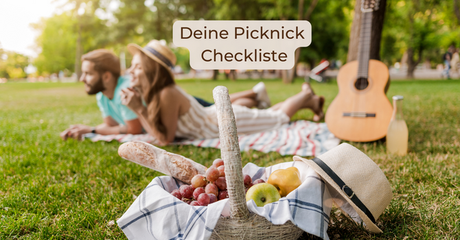 12 Dinge, die beim Picknick niemals fehlen sollten! - Mit diesen 12 Tipps unserer ultimativen Checkliste wird das Frühlingspicknick zum Highlight