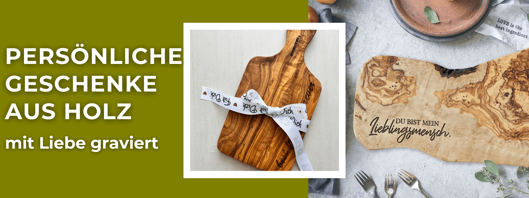 Persönliche Geschenke aus Holz