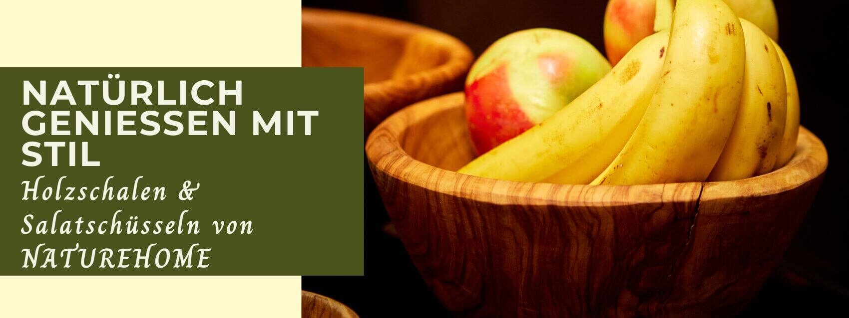 Holzschalen & Salatschüsseln aus Holz | NATUREHOME