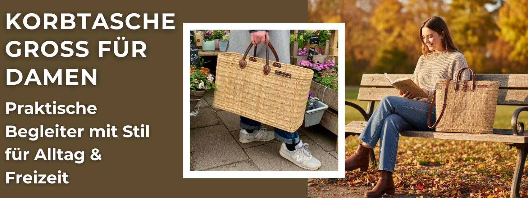 Große Korbtaschen für Damen online kaufen | NATUREHOME