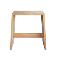 DESIGN Hocker Massivholz Eiche Natur geölt