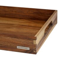 Tablett Holz NH-B Nussbaum, 50 x 35,5 x 7 cm