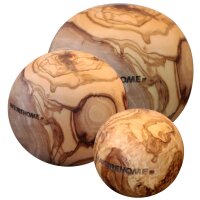Deko Kugel Olivenholz, div. Größen