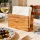 Serviettenhalter Olivenholz, 1-fach 16 x 10 cm