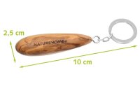 Schlüsselanhänger Olivenholz, 10 cm