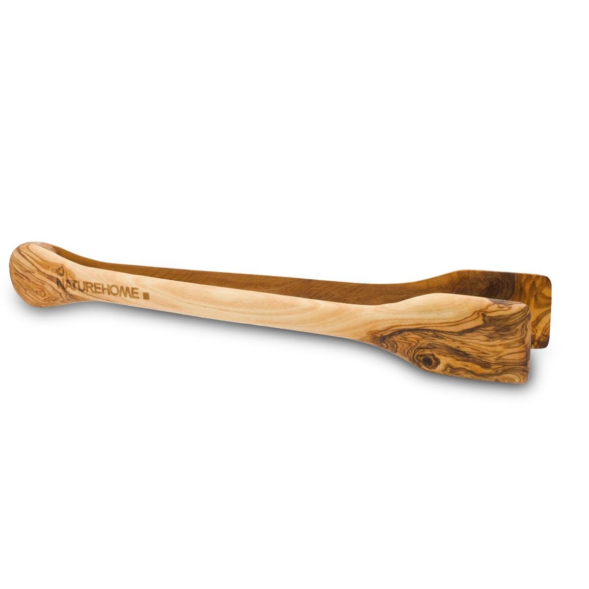 BURI Grillzange 12x Grillzange Buchenholz 48cm Gril Produktbild-Vorschau 4
