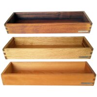 Kerzen-Tablett schmal, div. Holzarten