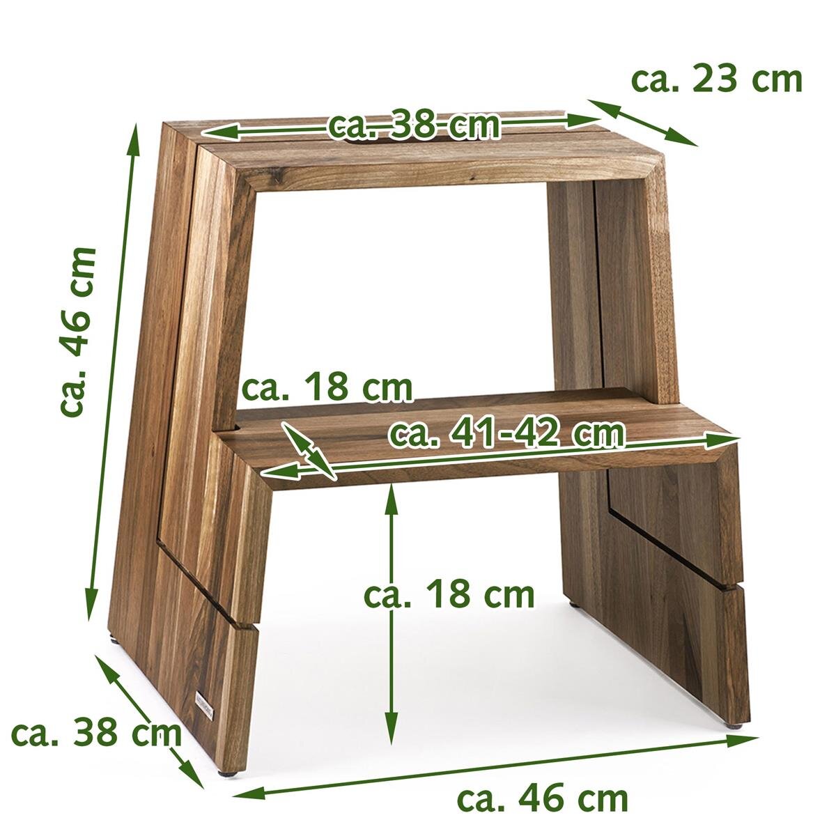 Trithocker Design Design-Tritthocker Nussbaum - Ökologisches Design | NATUREHOME, 219,00