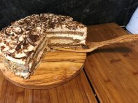 Kuchenplatte mit Kuchenheber