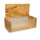 DESIGN Tissue-Box Olivenholz und Glas für Kosmetiktücher
