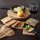 12 teiliges Raclette Set: Schaber und Untersetzer für Raclette Pfännchen