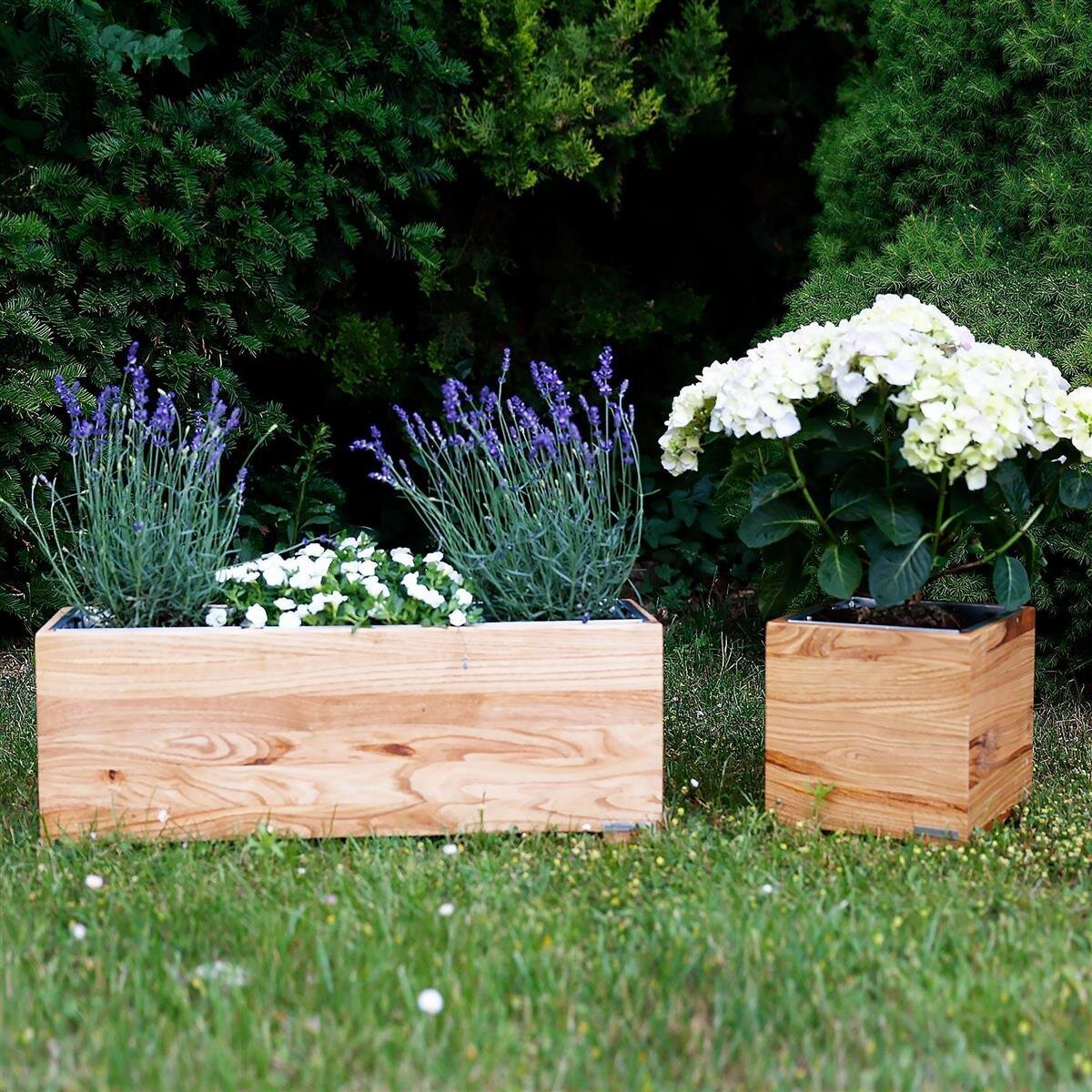 Blumenkasten Holz Kastanie - kologisches Design | NATUREHOME, 24,00
