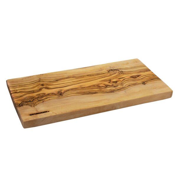 B-Ware Schneidebrett Olivenholz, 35 x 18 x 2 cm inkl. Textgravur mit bis zu 60 Zeichen