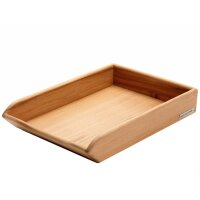 B-Ware CLASSIC Ablage Buche, 35 x 25 x 8 cm