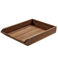 B-Ware CLASSIC Ablage Nussbaum, 35 x 25 x 8 cm