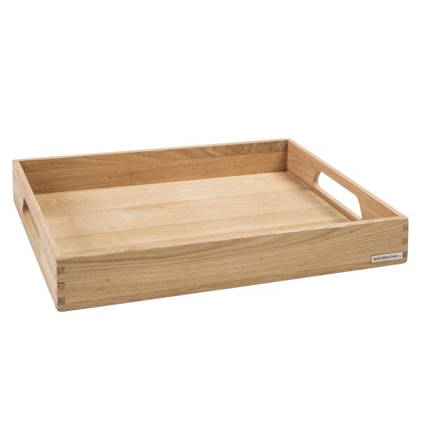B-Ware NH-B Holztablett Eiche, 50 x 35,5 x 7 cm