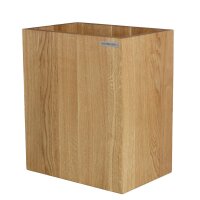 B-Ware CLASSIC Papierkorb Eiche natur ge&ouml;lt 30 x 20...