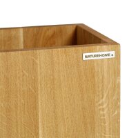 B-Ware CLASSIC Papierkorb Eiche natur geölt 30 x 20 x 35 cm