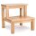 B-Ware ECO Tritthocker Holz Eiche geölt 40 x 40 x 40 cm