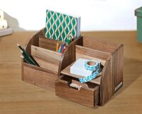 B-Ware CLASSIC Office Butler Schreibtisch-Organizer Nussbaum