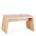 B-Ware DESIGN Fußbank Eiche natur geölt mit Tragegriff, 49 x 23 x 24 cm