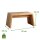 B-Ware DESIGN Fußbank Eiche natur geölt mit Tragegriff, 49 x 23 x 24 cm