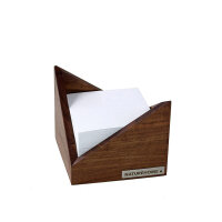 B-Ware SKRIPT Zettelbox Nussbaum