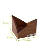 B-Ware SKRIPT Zettelbox Nussbaum