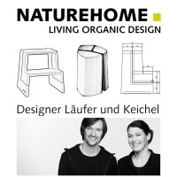 B-Ware DESIGN Hocker Massivholz Eiche Natur geölt