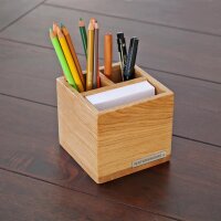 B-Ware CLASSIC Office Stiftebox Stifteköcher Eiche