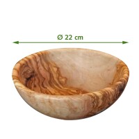 B-Ware Schale Olivenholz, 22 cm