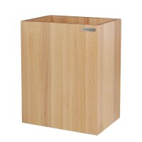 CLASSIC Papierkorb Buche natur geölt 30 x 20 x 35 cm