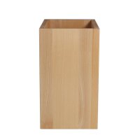 CLASSIC Papierkorb Buche natur geölt 30 x 20 x 35 cm