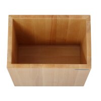 CLASSIC Papierkorb Buche natur geölt 30 x 20 x 35 cm