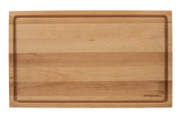 Schneidebrett mit Saftrille Buche einseitig, 50 x 30 x 2...