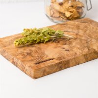 Frühstücksbrettchen Olivenholz 25 x 15 cm mit individueller Gravur