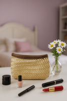 Kulturbeutel / Beautytasche Palmblatt