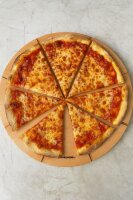 Pizzateller rund,  35cm Buche