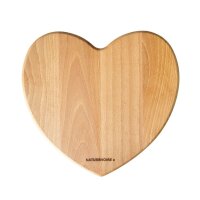 Schneidebrett Herz Buche 22,5x24x1,5cm