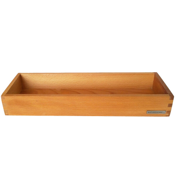 Kerzen-Tablett Buche, 45 x 15 cm B-Ware