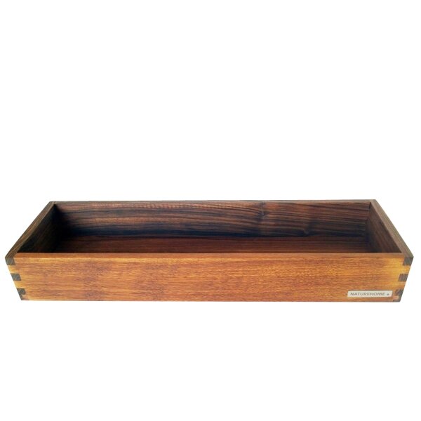 Kerzen-Tablett Nussbaum, 30 x 10 cm B-Ware
