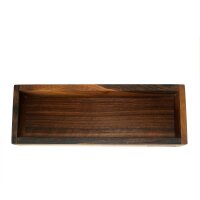 Kerzen-Tablett Nussbaum, 30 x 10 cm B-Ware